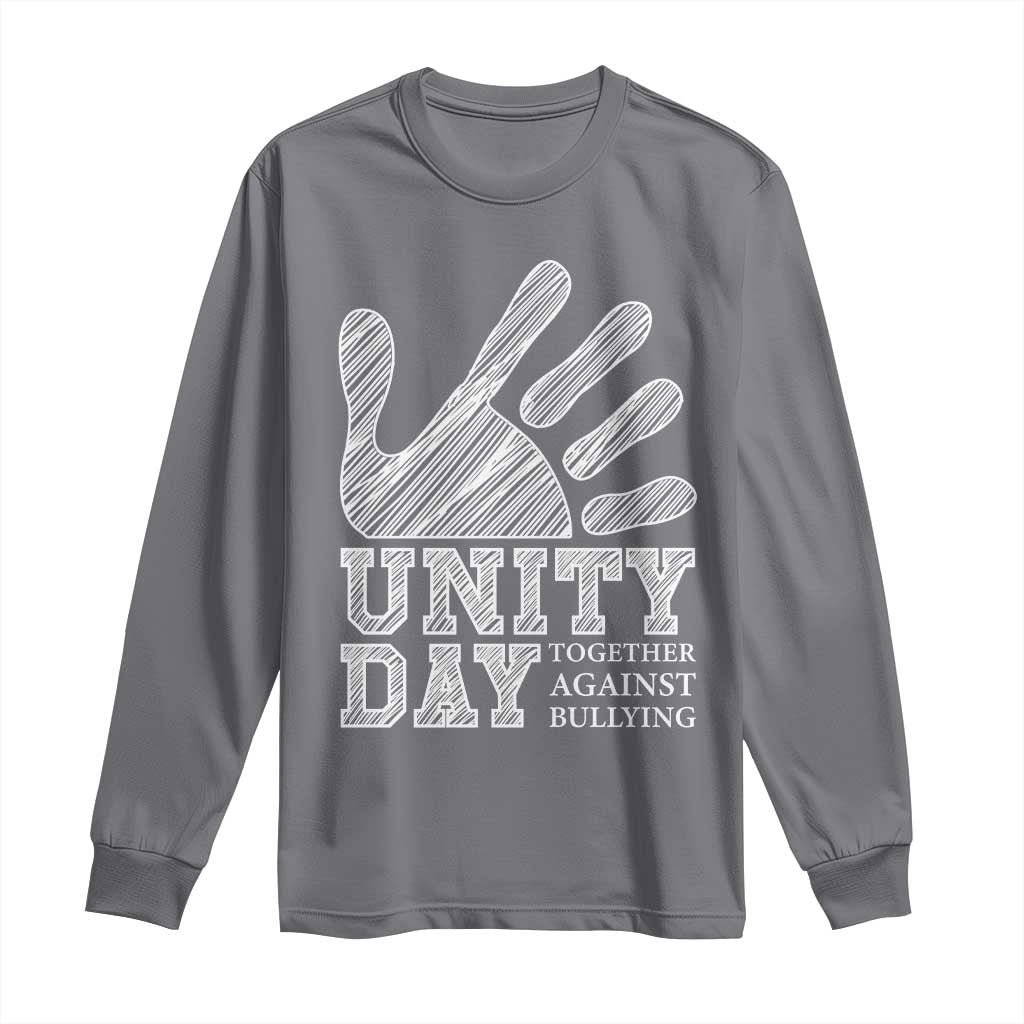 Bullying Prevention Long Sleeve Shirt Unity Day Together Against Bullying Hand