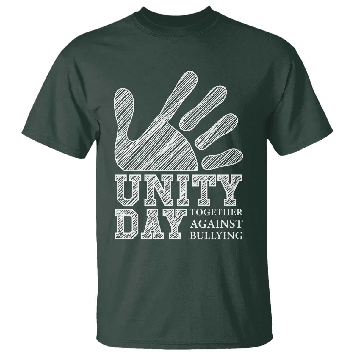 Bullying Prevention T Shirt Unity Day Together Against Bullying Hand