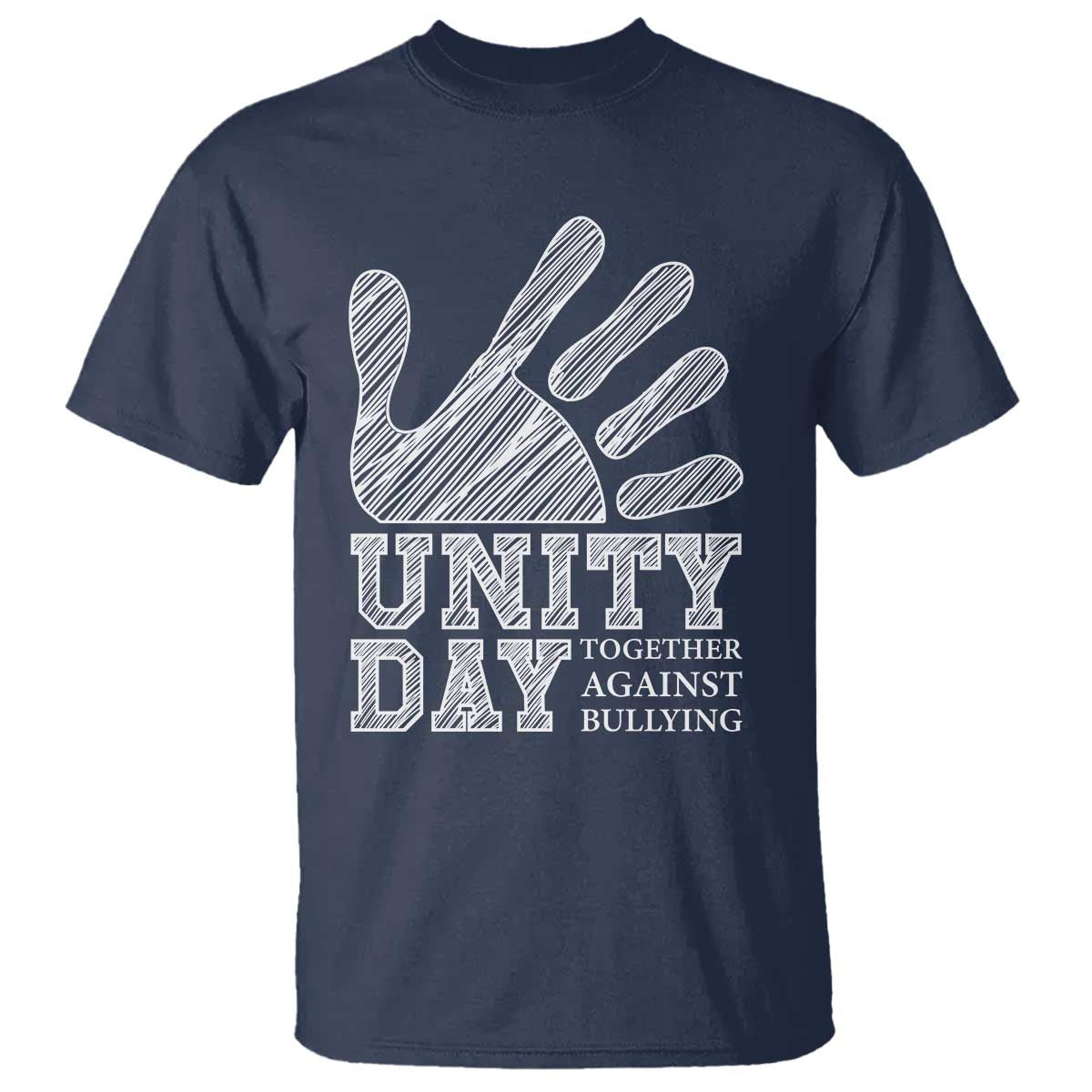 Bullying Prevention T Shirt Unity Day Together Against Bullying Hand