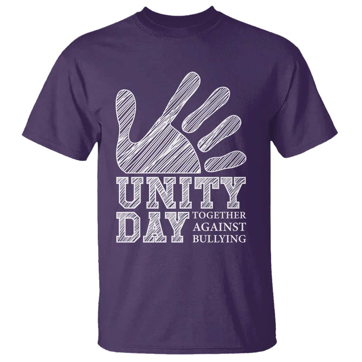 Bullying Prevention T Shirt Unity Day Together Against Bullying Hand