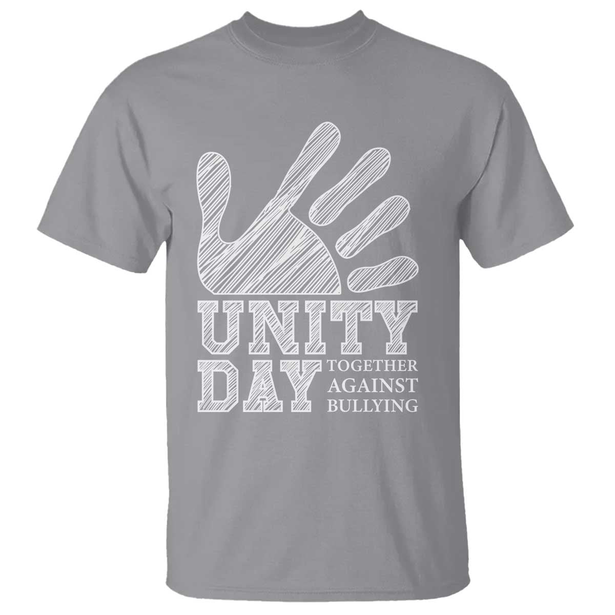 Bullying Prevention T Shirt Unity Day Together Against Bullying Hand