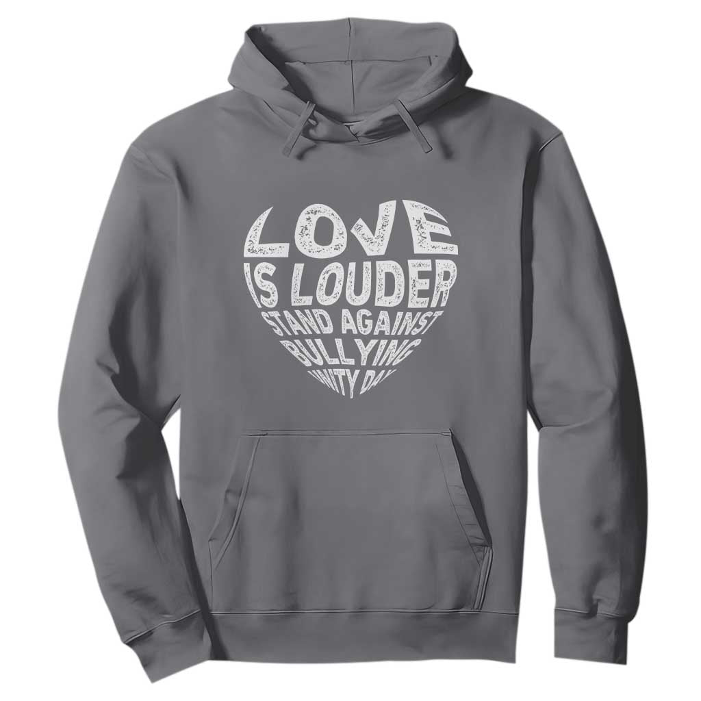 Bullying Prevention Hoodie Love Is Louder Stand Against Bullying Unity Day Heart