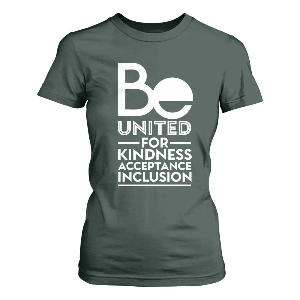 Unity Day T Shirt For Women Be United For Kindness Acceptance Inclusion Orange Day