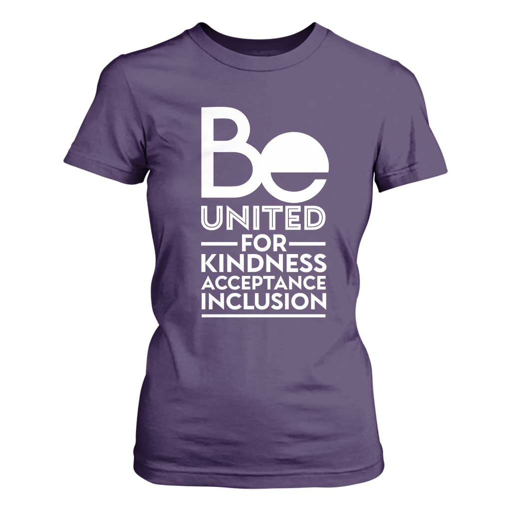Unity Day T Shirt For Women Be United For Kindness Acceptance Inclusion Orange Day