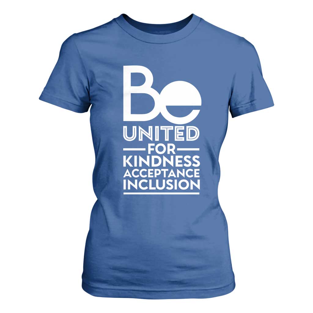 Unity Day T Shirt For Women Be United For Kindness Acceptance Inclusion Orange Day