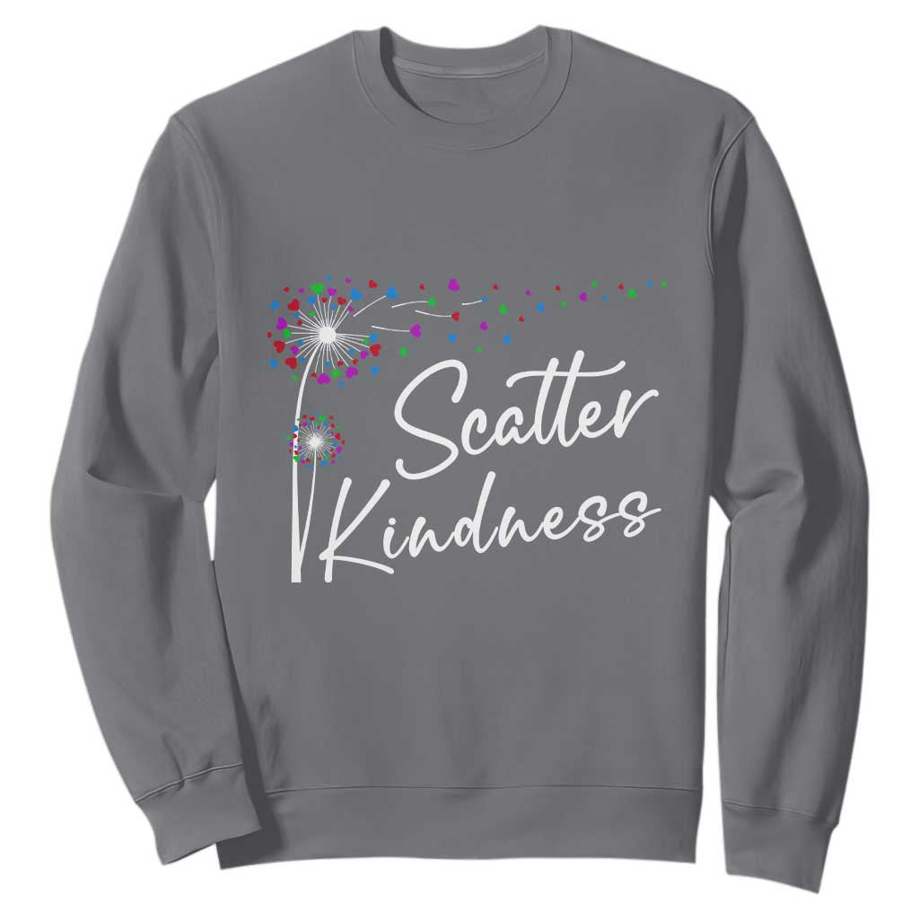 Unity Day Sweatshirt Scatter Kindness Dandelions Heart Bullying Prevention