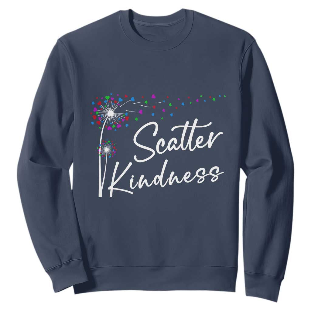 Unity Day Sweatshirt Scatter Kindness Dandelions Heart Bullying Prevention