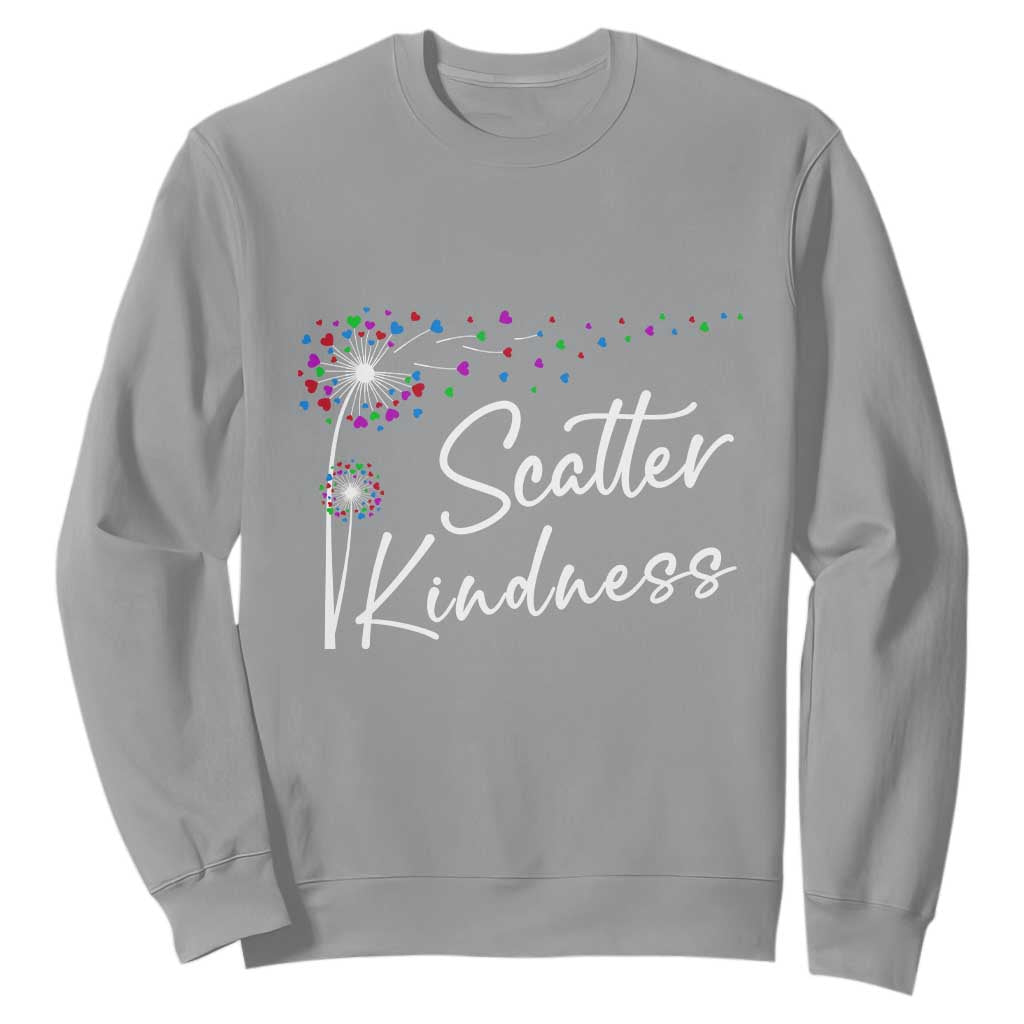 Unity Day Sweatshirt Scatter Kindness Dandelions Heart Bullying Prevention