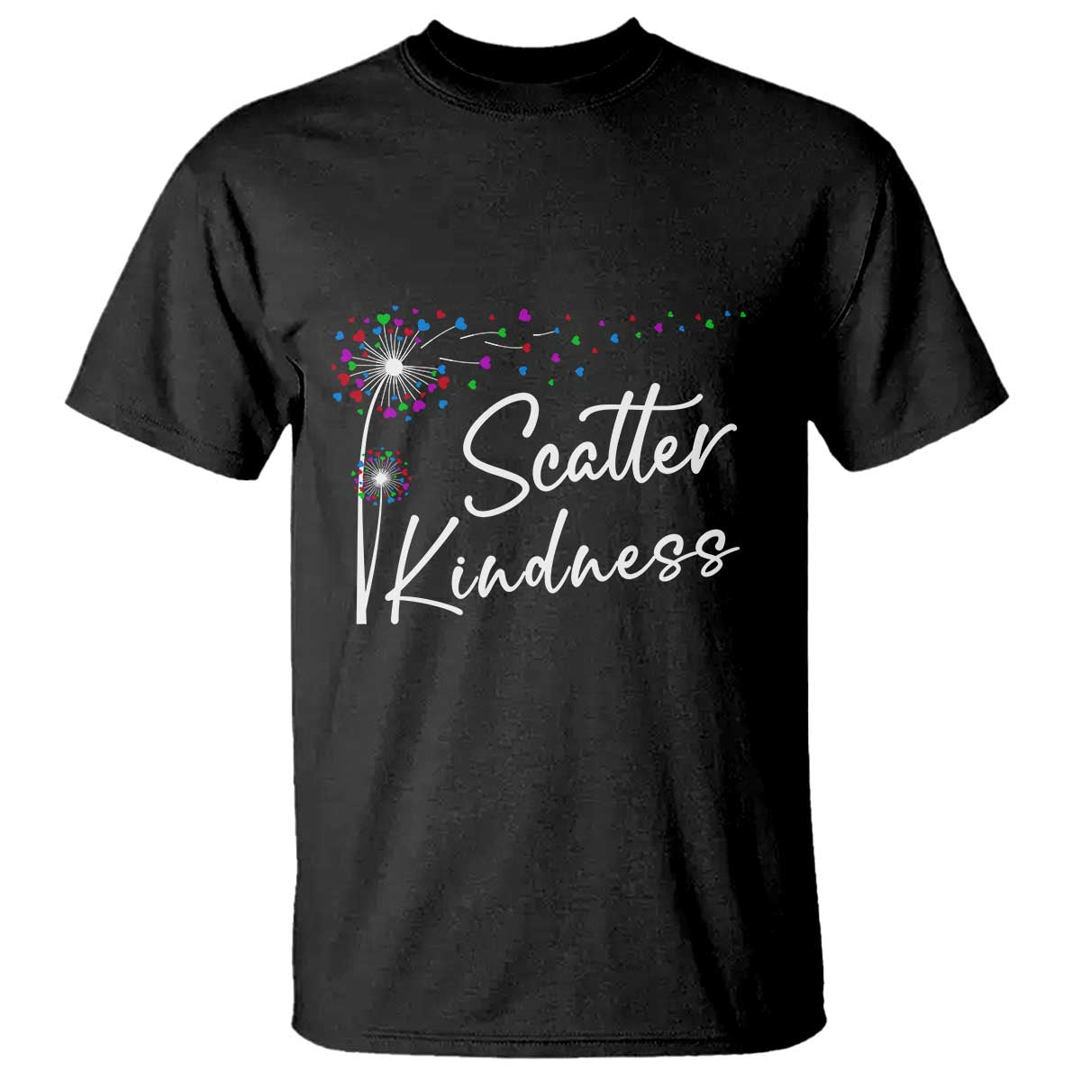 Unity Day T Shirt Scatter Kindness Dandelions Heart Bullying Prevention