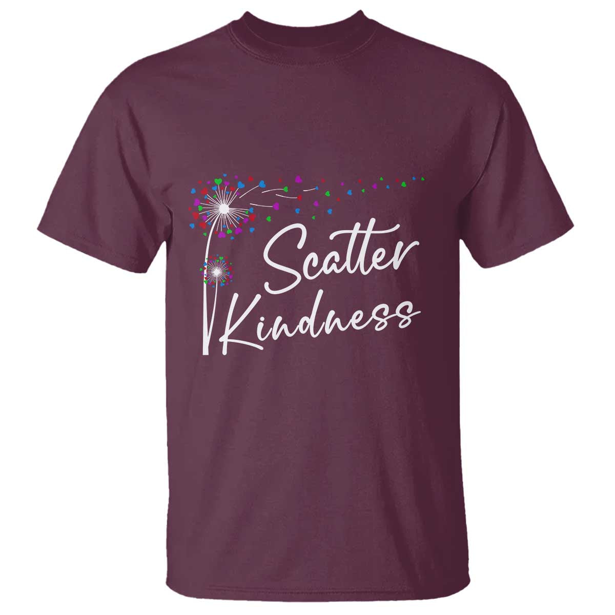 Unity Day T Shirt Scatter Kindness Dandelions Heart Bullying Prevention