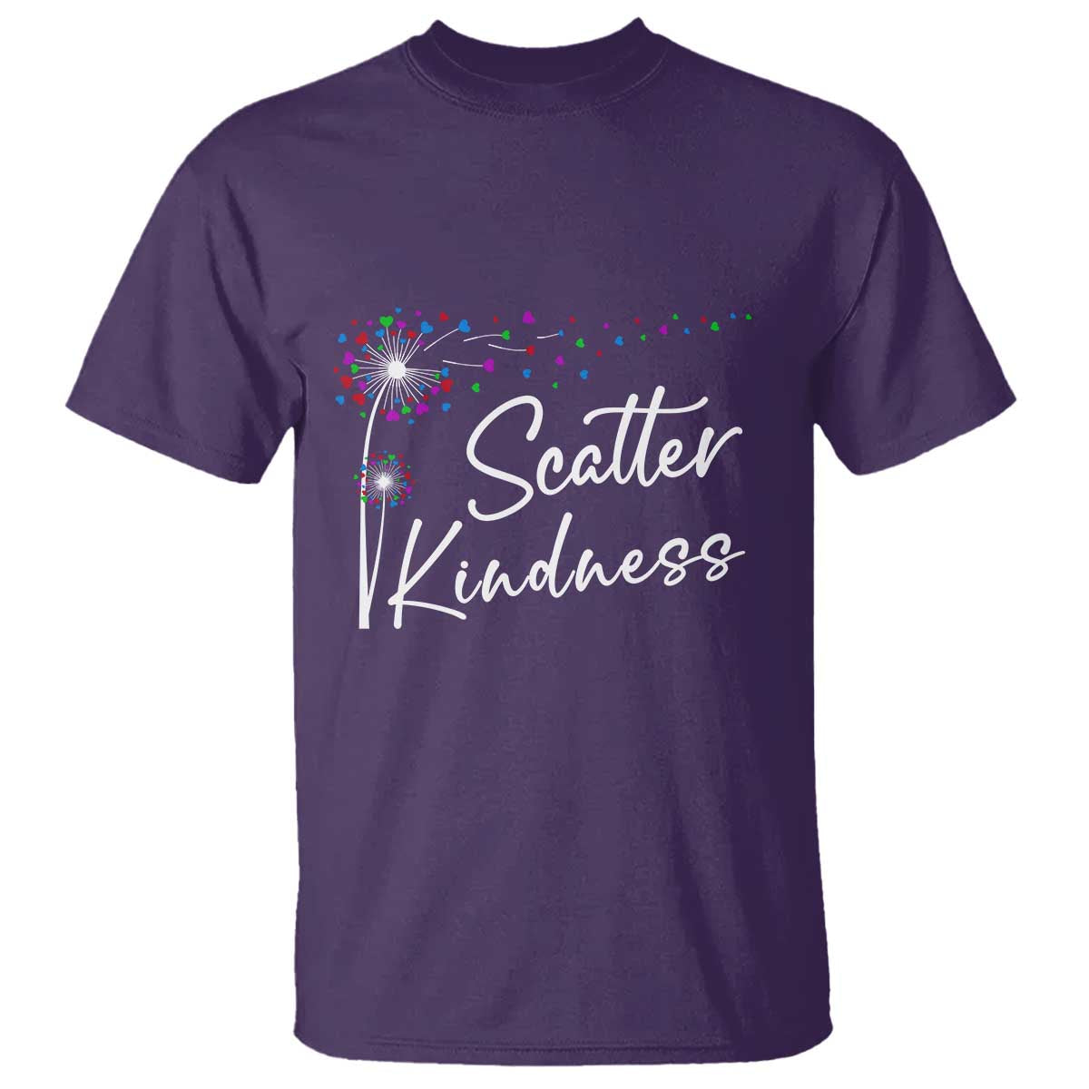 Unity Day T Shirt Scatter Kindness Dandelions Heart Bullying Prevention