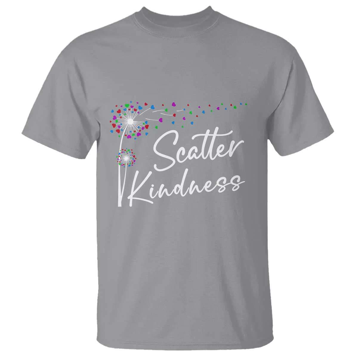 Unity Day T Shirt Scatter Kindness Dandelions Heart Bullying Prevention