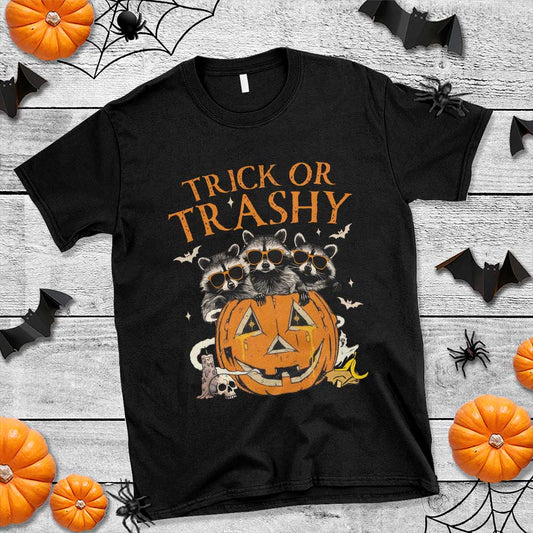 funny-halloween-t-shirt-trick-or-trashy-racoon-vintage-pumpkin-bat-trash