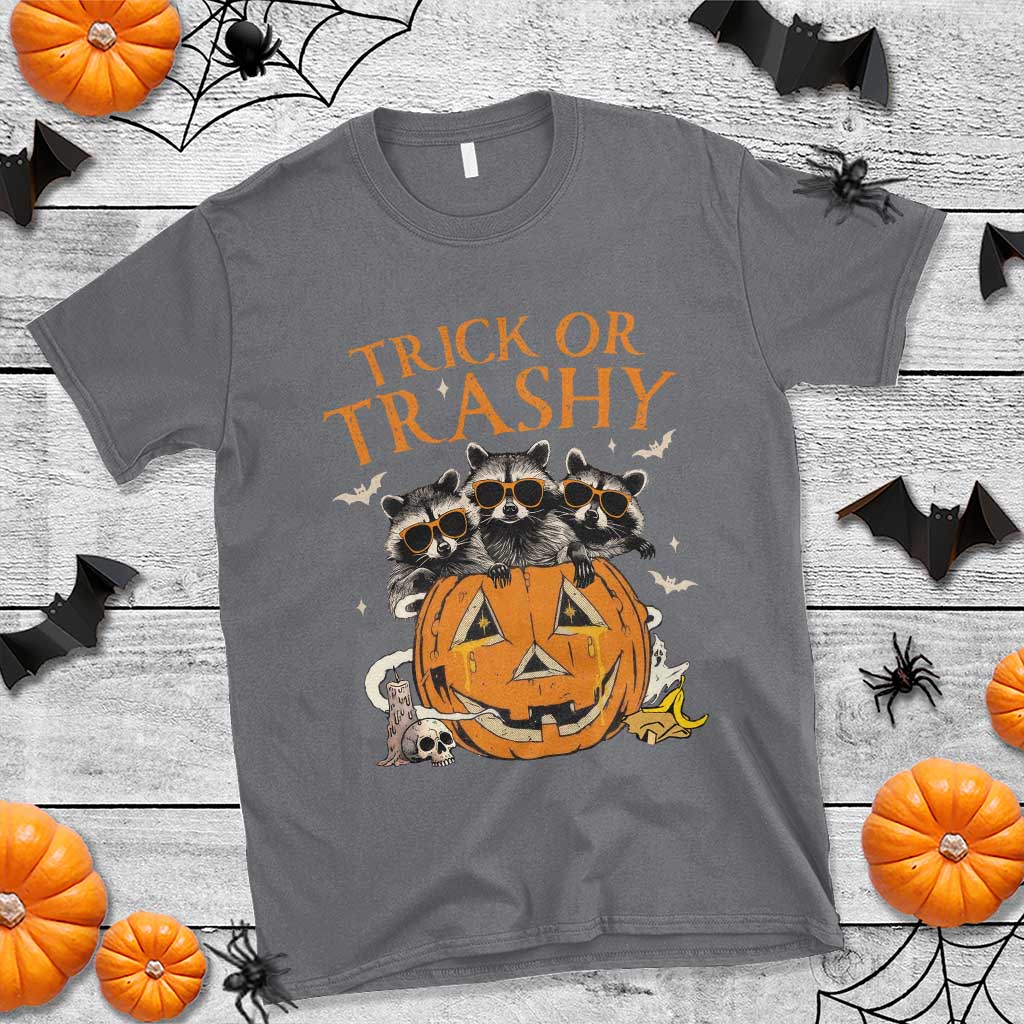 funny-halloween-t-shirt-trick-or-trashy-racoon-vintage-pumpkin-bat-trash