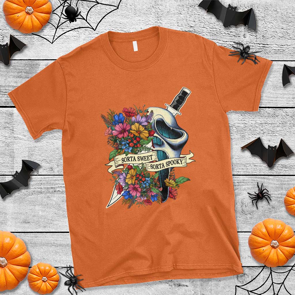 funny-halloween-t-shirt-sorta-sweet-sorta-spooky-ghost-flower-knife-murderer