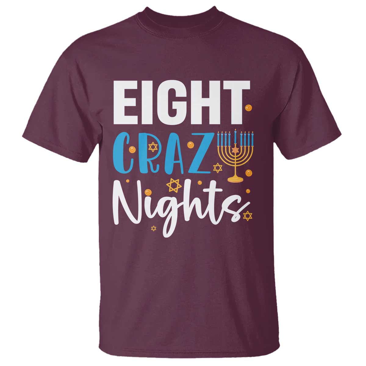 funny-hanukkah-eight-crazy-nights-t-shirt-menorah-david-stars