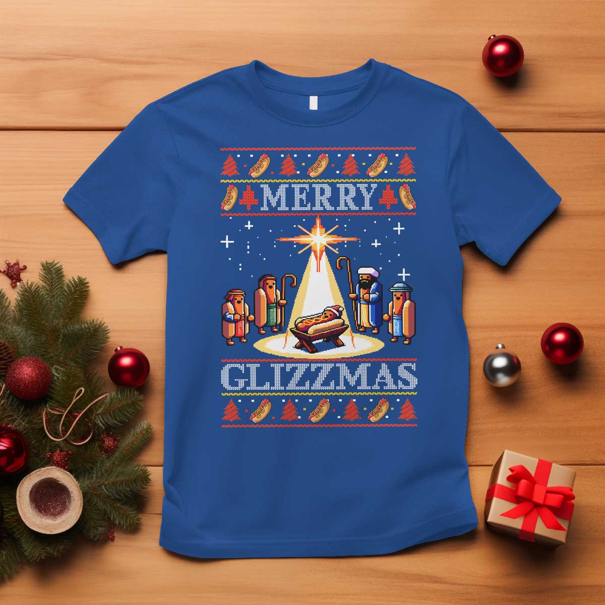funny-merry-glizzmas-t-shirt-hot-dog-christmas-nativity-scene