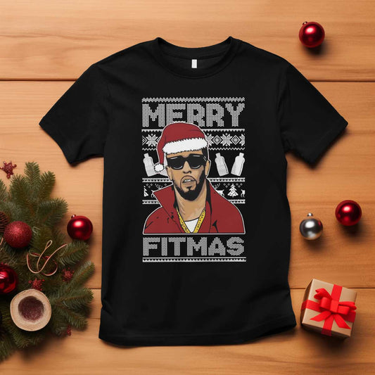 funny-dirty-santa-diddy-merry-fitmas-t-shirt