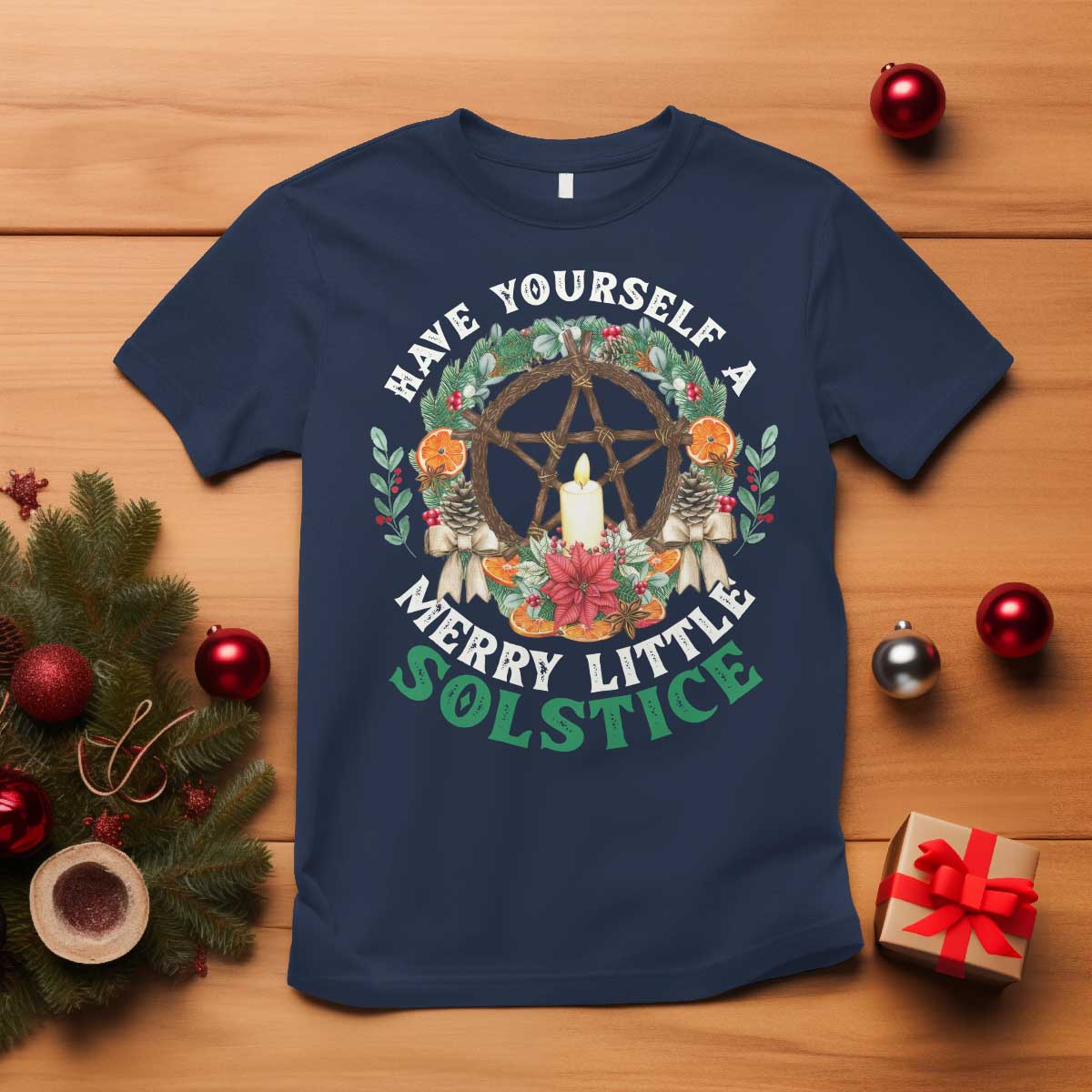 have-yourself-a-merry-little-solstice-t-shirt-pagan-pentagram-christmas-wreath