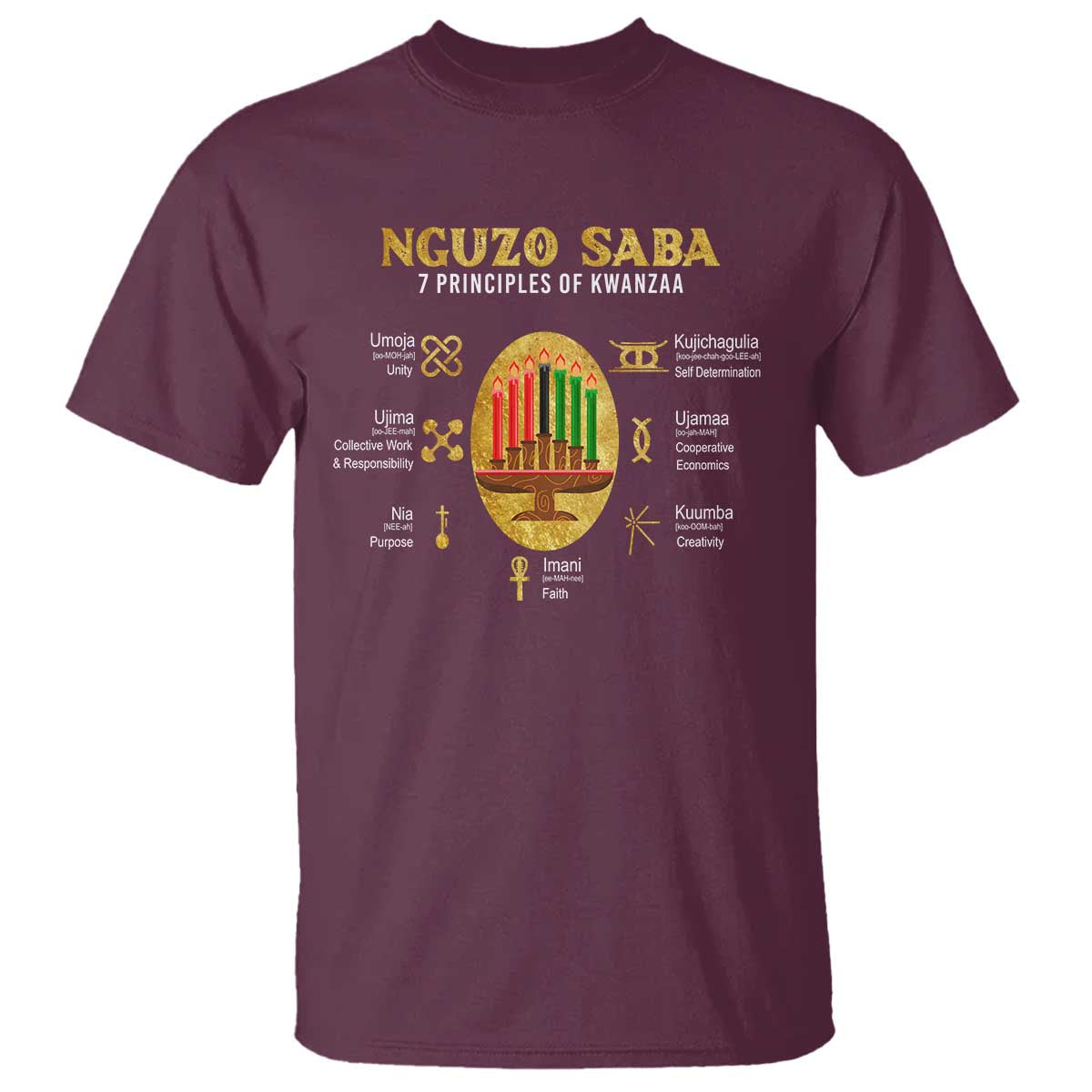 nguzo-saba-symbols-the-7-principles-of-kwanzaa-kinara-candles-t-shirt