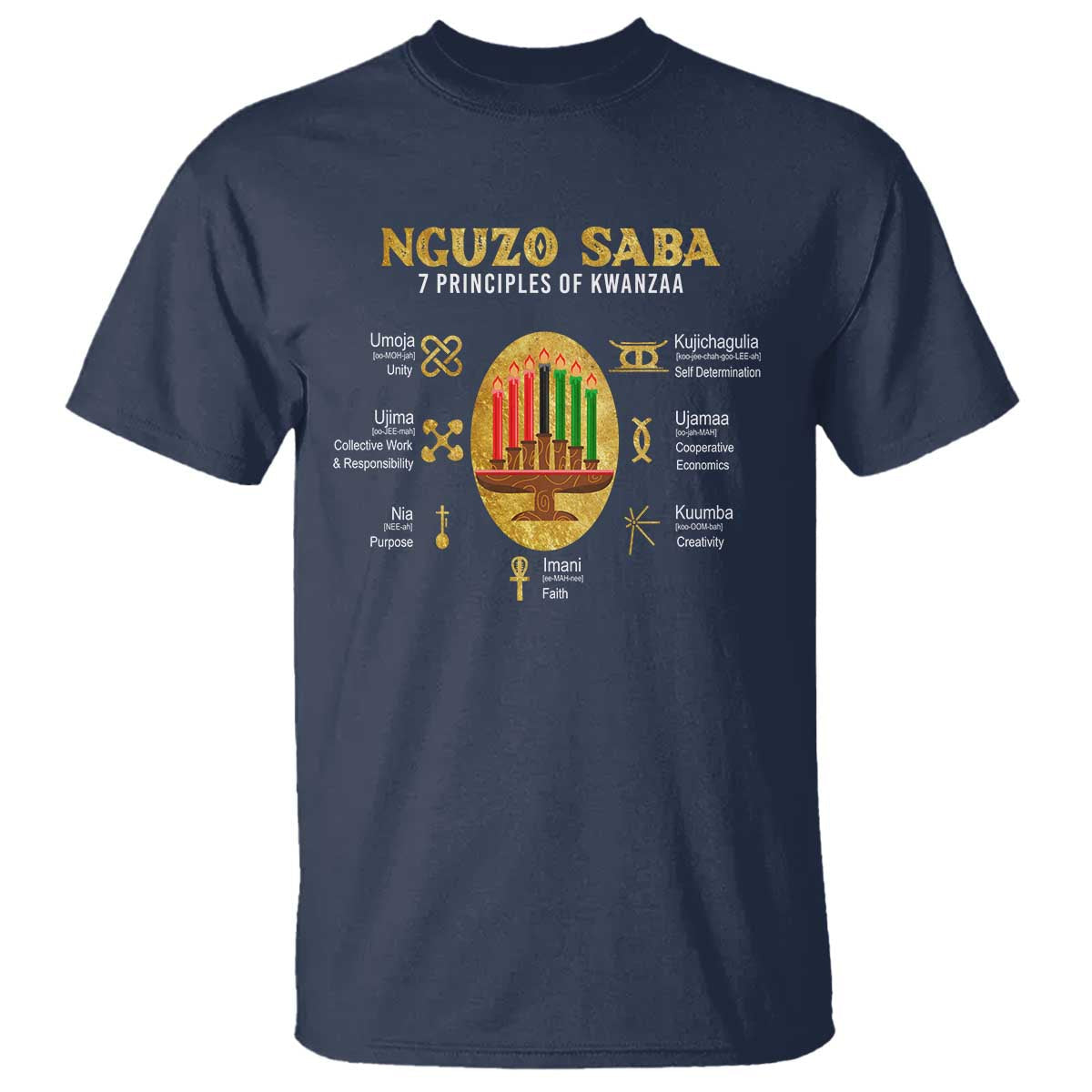 nguzo-saba-symbols-the-7-principles-of-kwanzaa-kinara-candles-t-shirt