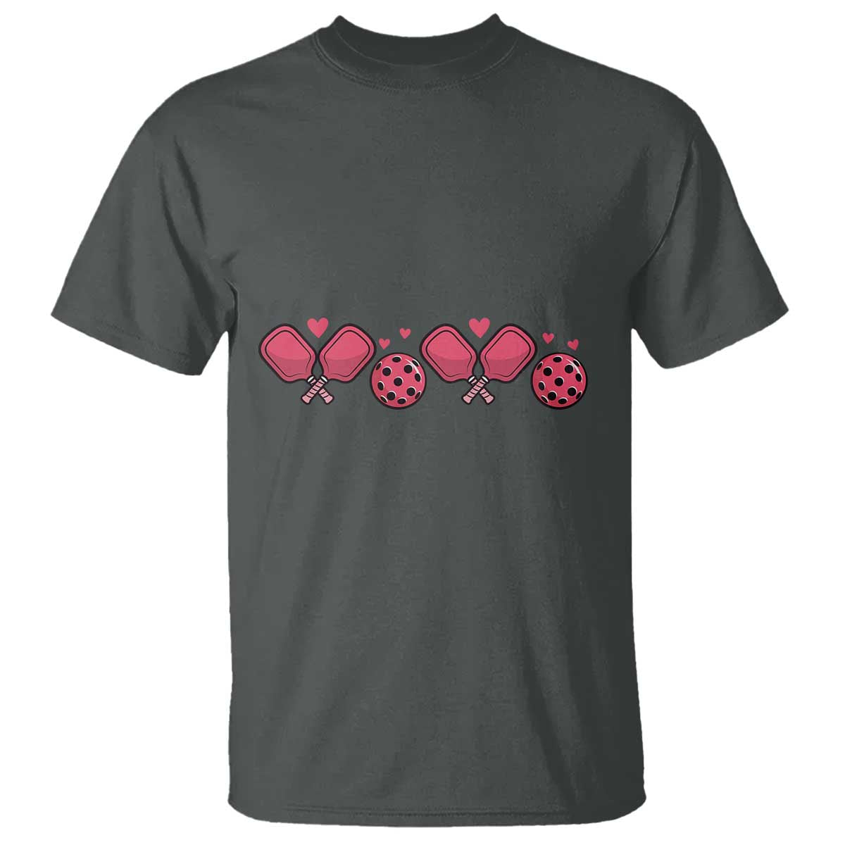 funny-valentines-day-xoxo-pink-pickleball-t-shirt