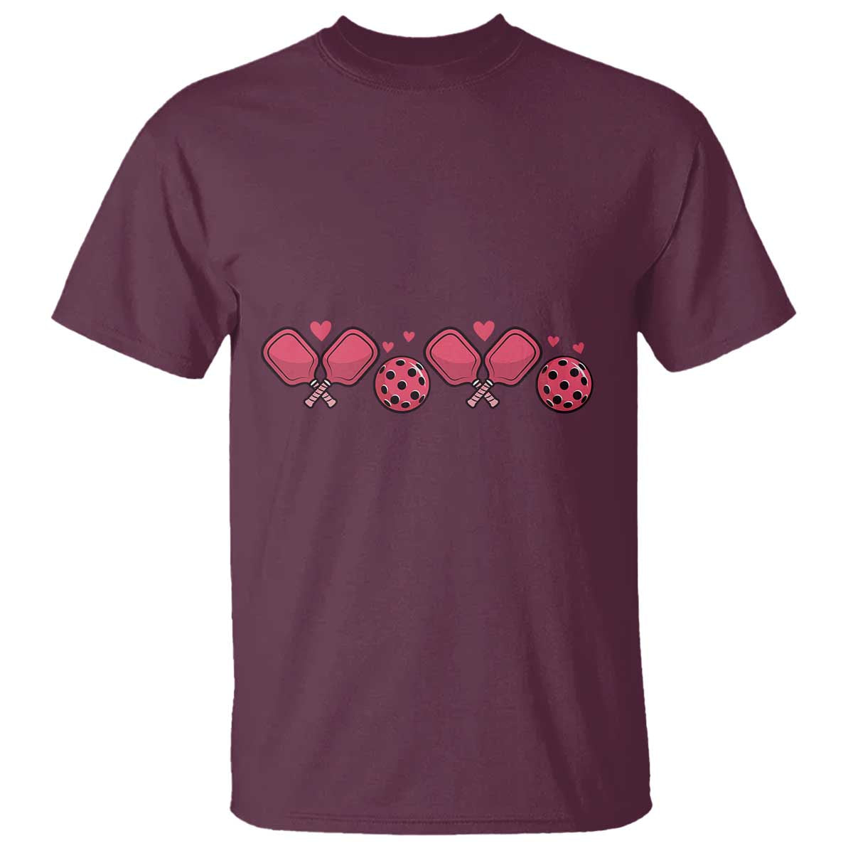 funny-valentines-day-xoxo-pink-pickleball-t-shirt