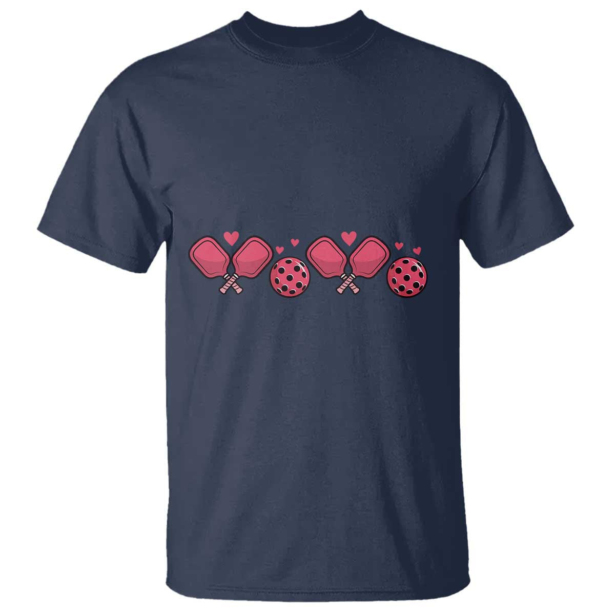 funny-valentines-day-xoxo-pink-pickleball-t-shirt