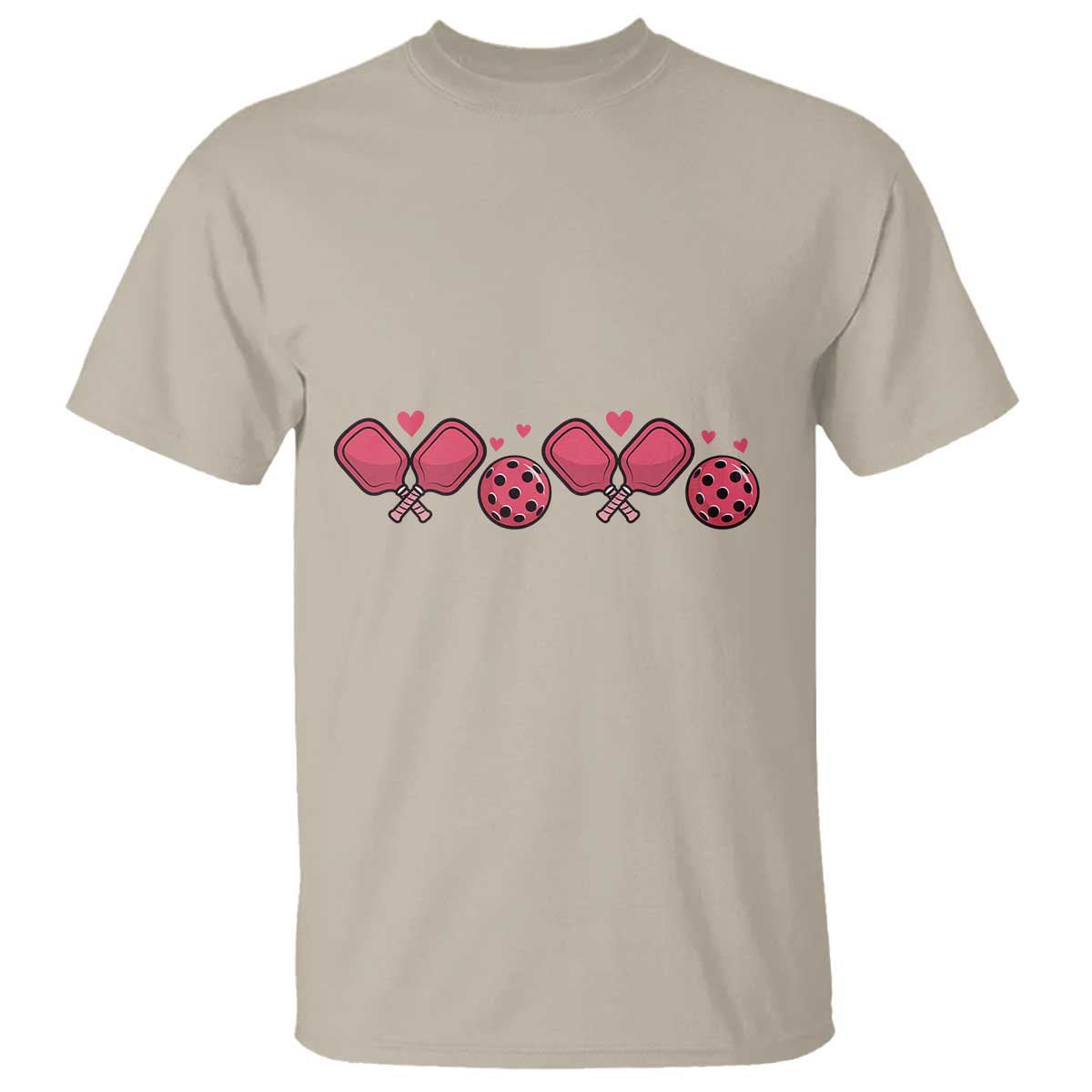 funny-valentines-day-xoxo-pink-pickleball-t-shirt