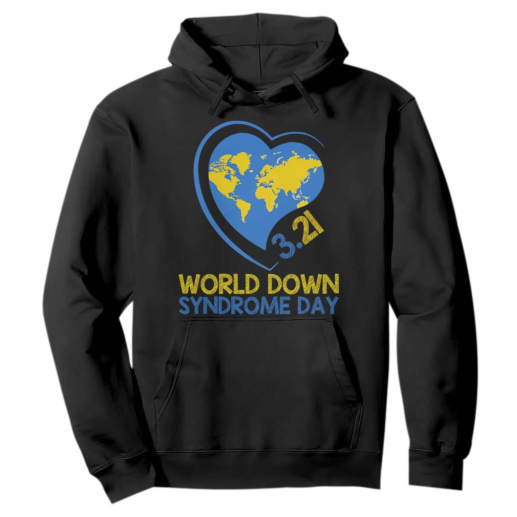 World Down Syndrome Day March 21 World Heart Hoodie