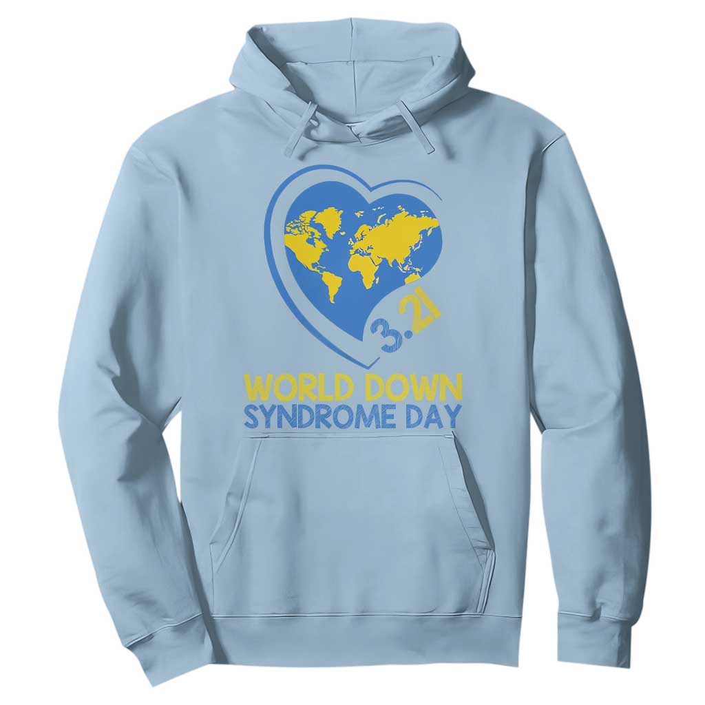 World Down Syndrome Day March 21 World Heart Hoodie