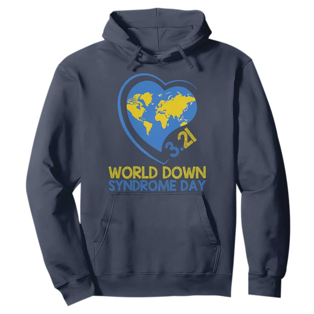 World Down Syndrome Day March 21 World Heart Hoodie