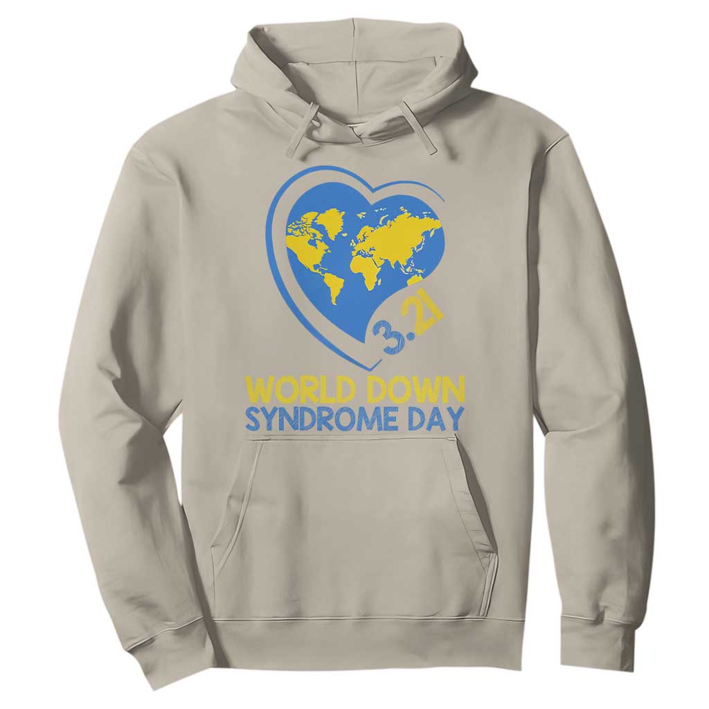 World Down Syndrome Day March 21 World Heart Hoodie