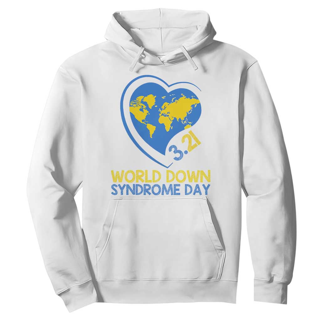 World Down Syndrome Day March 21 World Heart Hoodie
