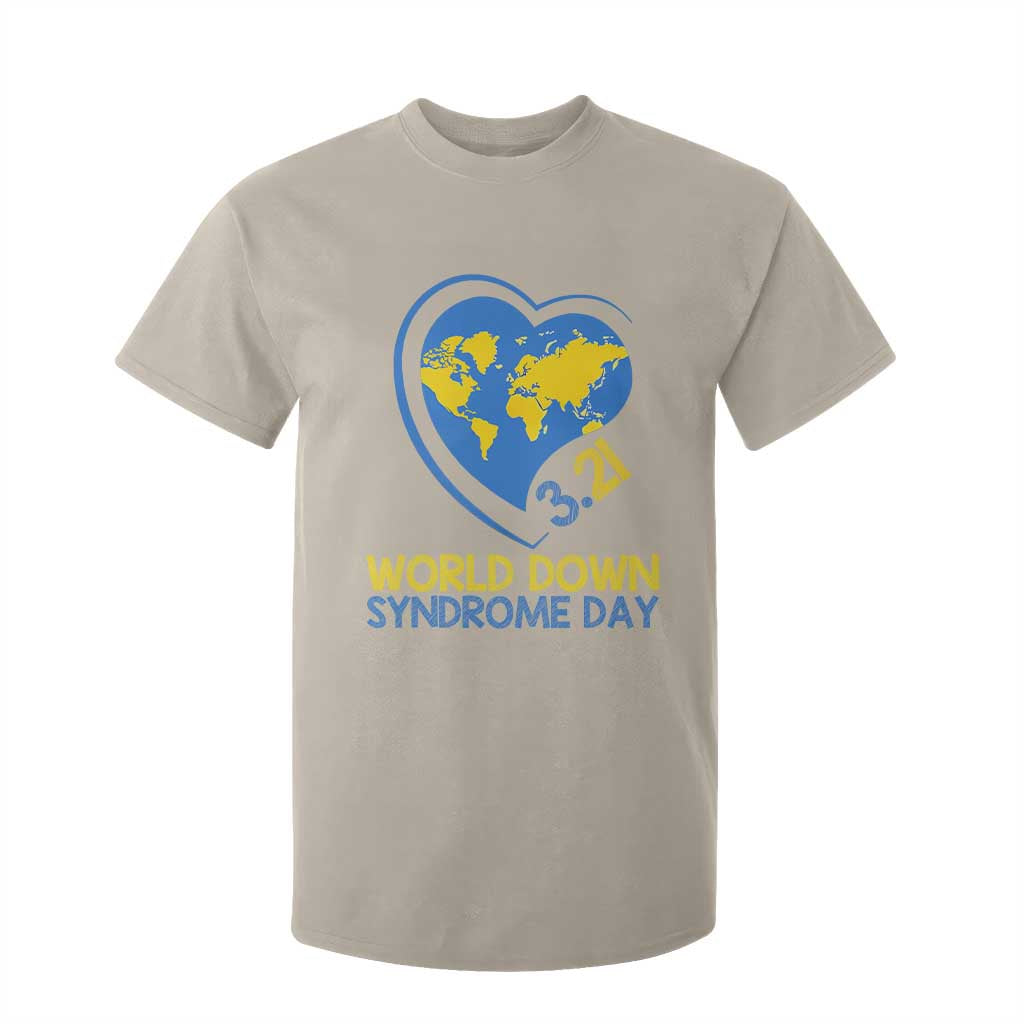 World Down Syndrome Day March 21 World Heart T Shirt For Kid