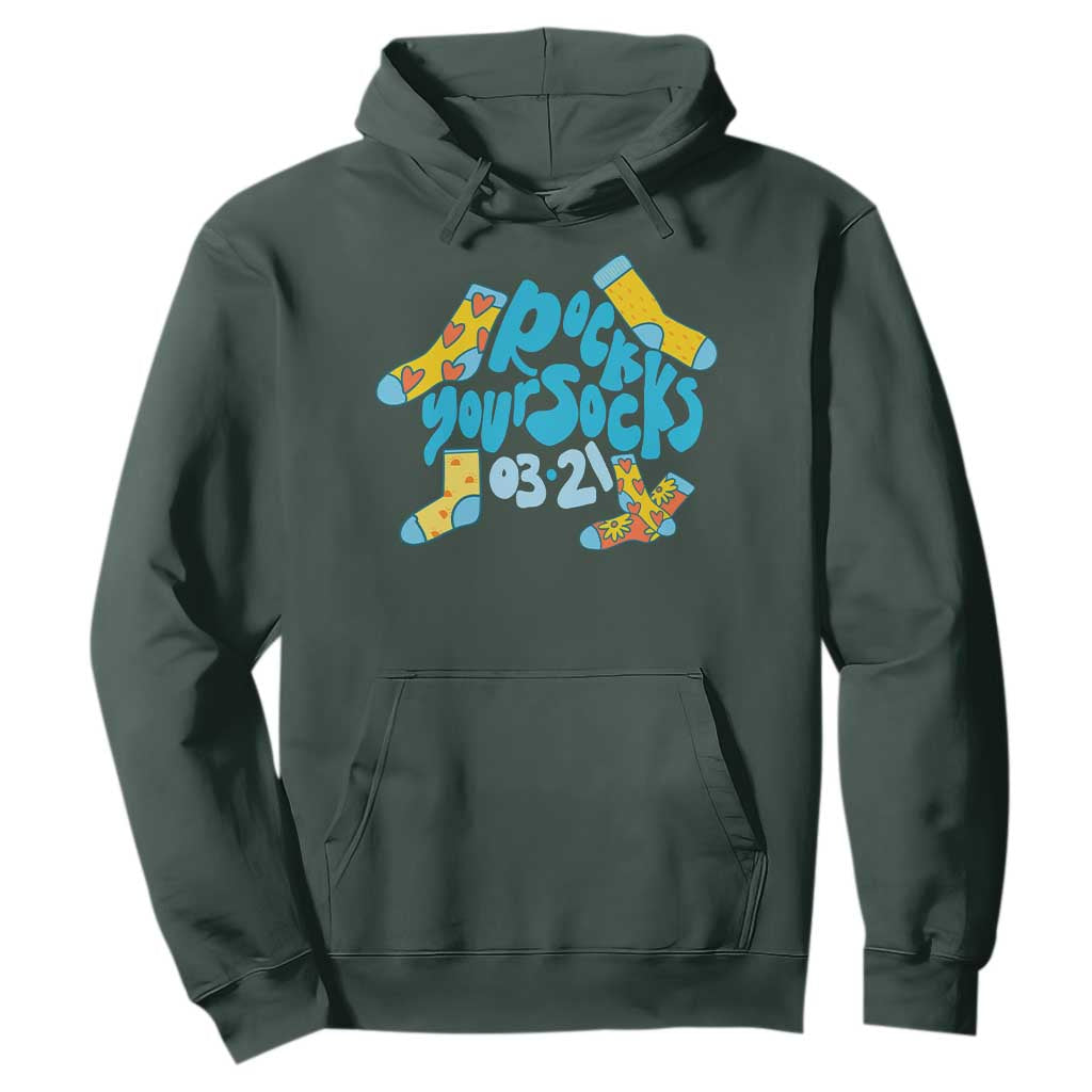 Rock Your Socks Hoodie Down Syndrome Support March 21