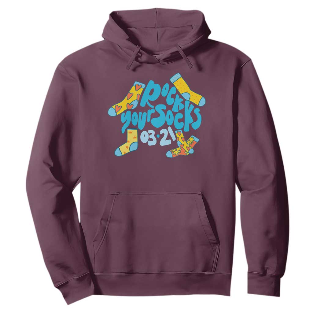 Rock Your Socks Hoodie Down Syndrome Support March 21