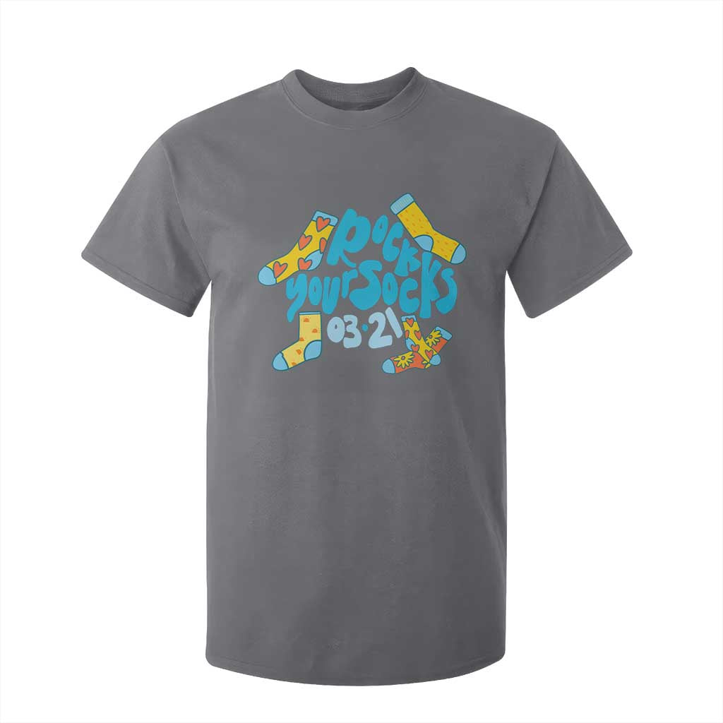 Rock Your Socks T Shirt For Kid Down Syndrome Support March 21