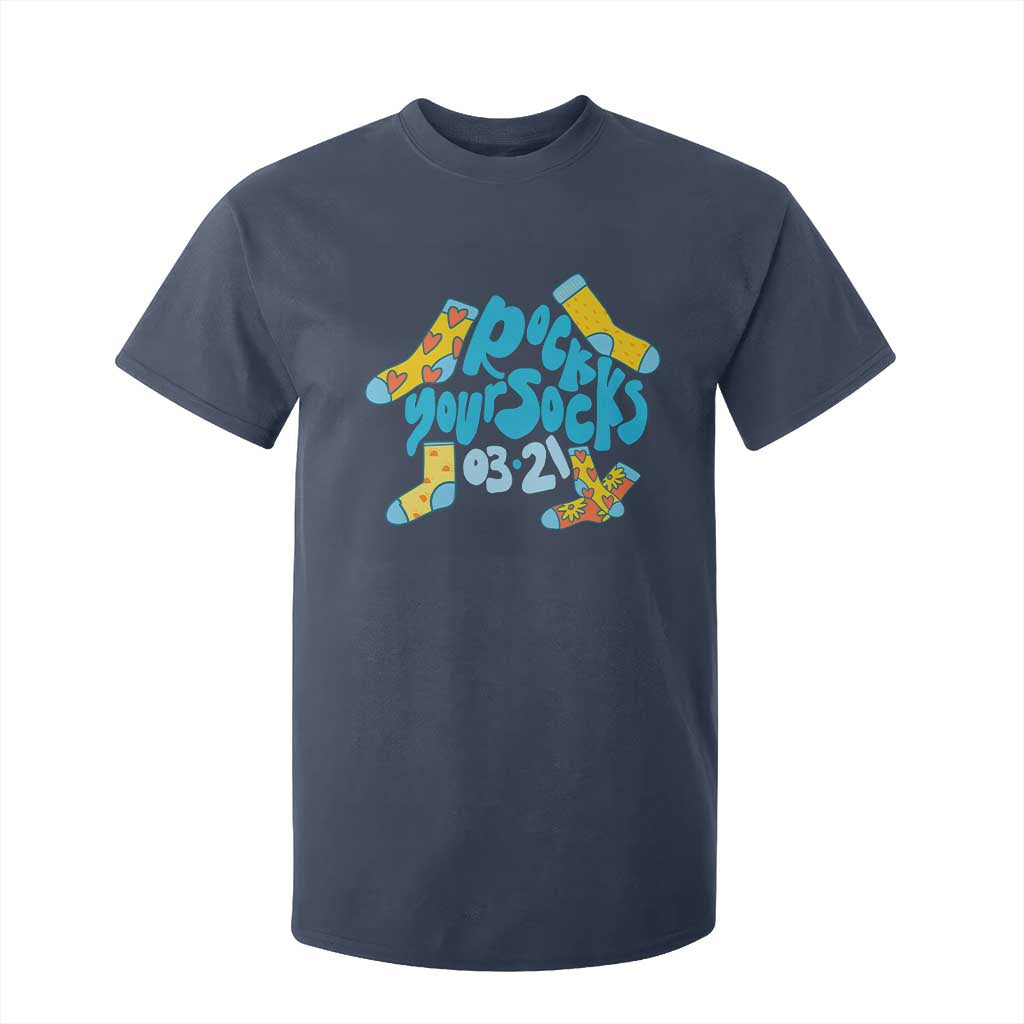 Rock Your Socks T Shirt For Kid Down Syndrome Support March 21