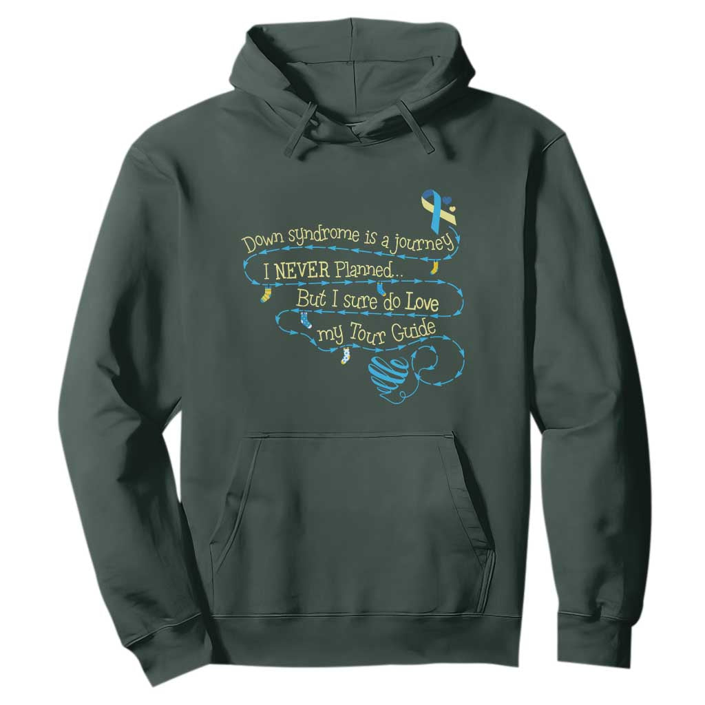 Down Syndrome Support Hoodie Down Syndrome Is A Journey I Never Planned