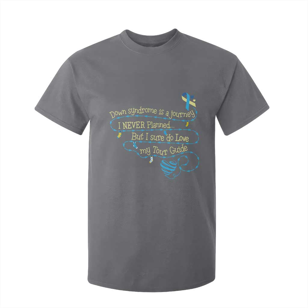 Down Syndrome Support T Shirt For Kid Down Syndrome Is A Journey I Never Planned