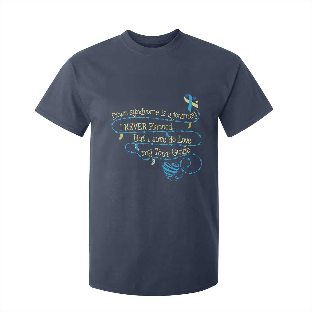 Down Syndrome Support T Shirt For Kid Down Syndrome Is A Journey I Never Planned