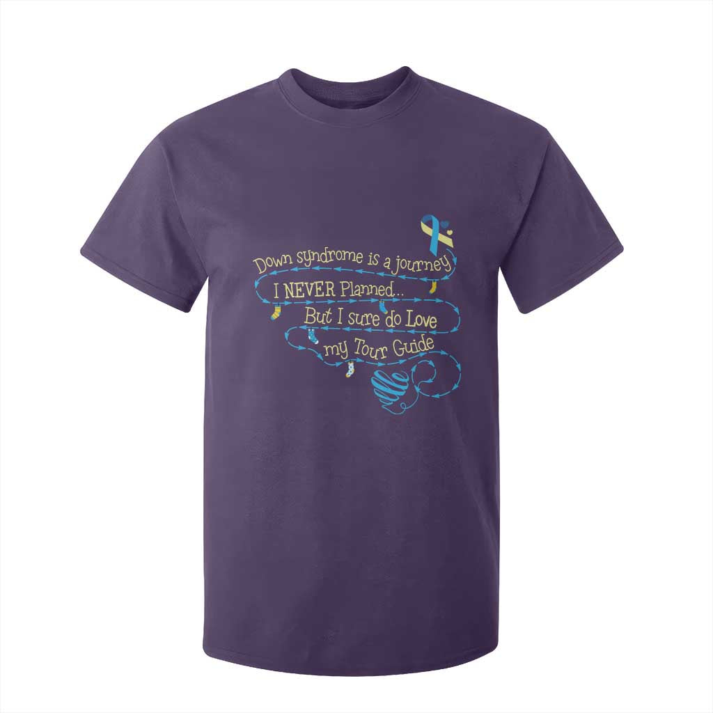 Down Syndrome Support T Shirt For Kid Down Syndrome Is A Journey I Never Planned