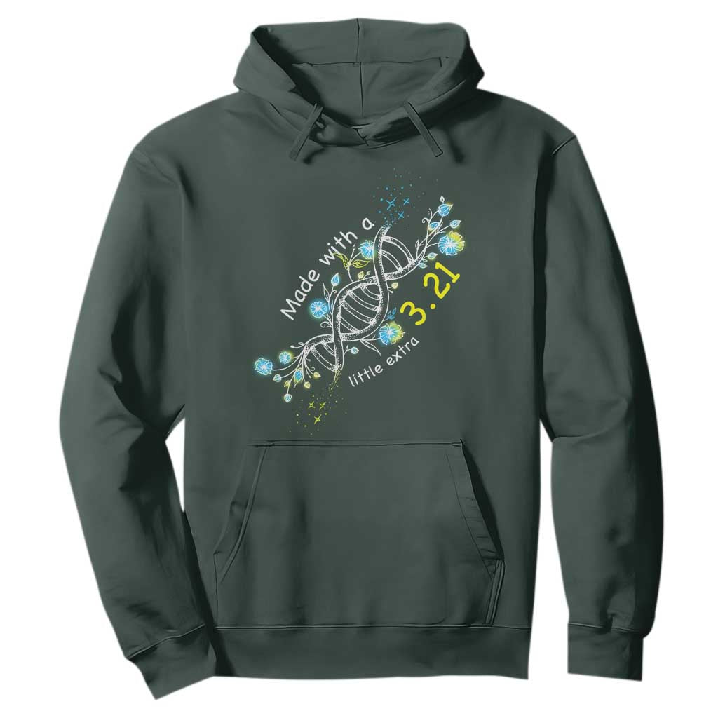 World Down Syndrome Day Made With A Little Extra Hoodie March 21 DNA Flower