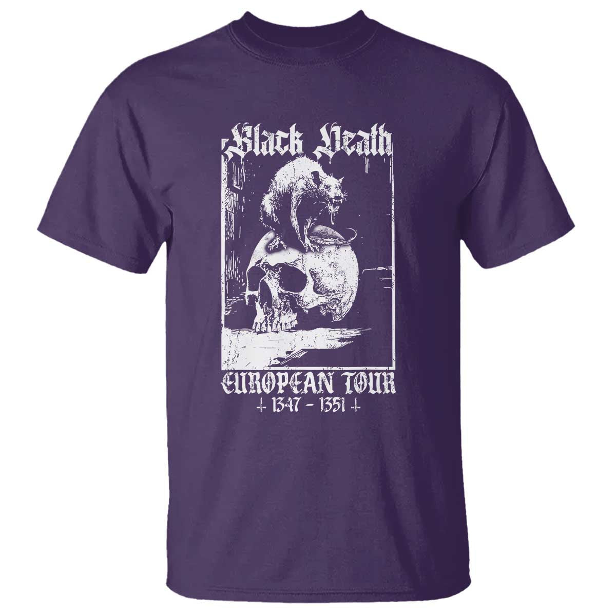 black-death-european-tour-t-shirt-plague-rat-medieval-history-skull-gothic