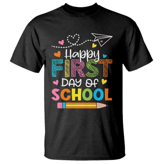 happy-first-day-of-school-t-shirt-cute-pencil-paper-plane-heart