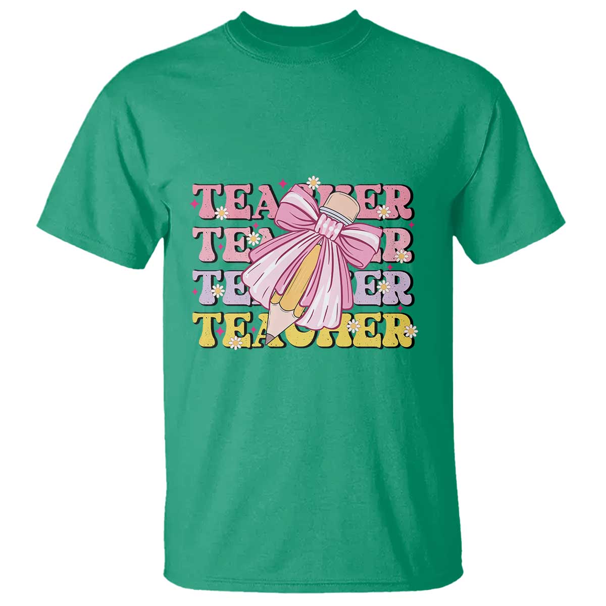 teacher-t-shirt-groovy-pencil-pink-bow-back-to-school