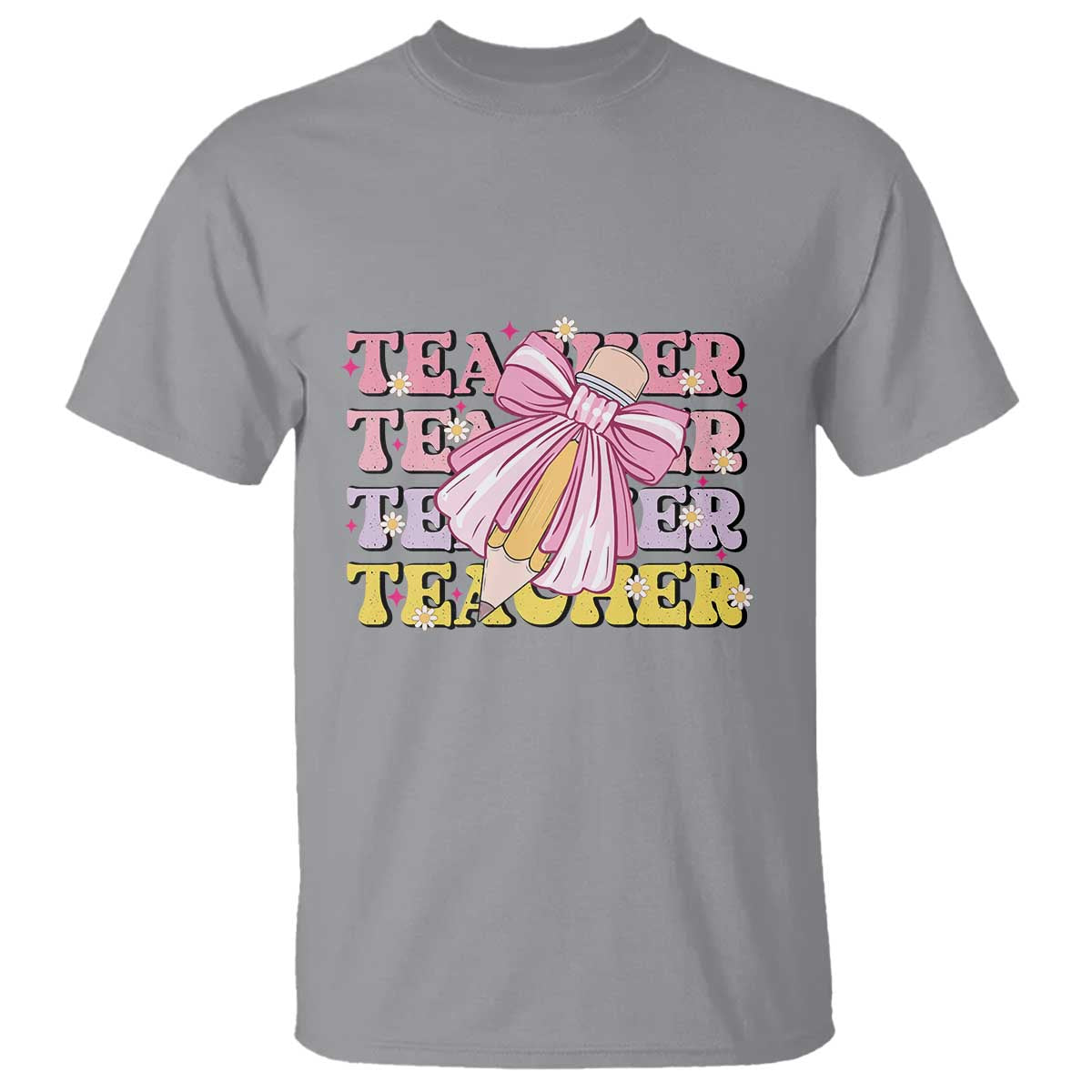 teacher-t-shirt-groovy-pencil-pink-bow-back-to-school