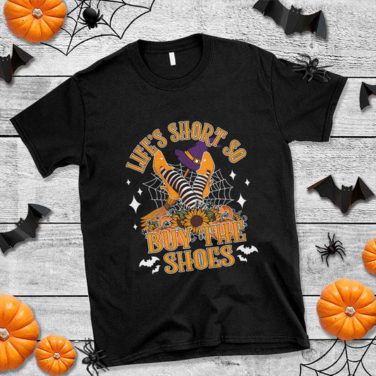 halloween-witches-t-shirt-lifes-short-so-buy-the-shoes-spider-web-fall-season