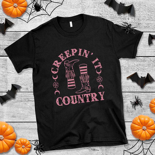 halloween-cowgirl-t-shirt-creepin-it-country-cowboy-boots-witch-socks-pentagram